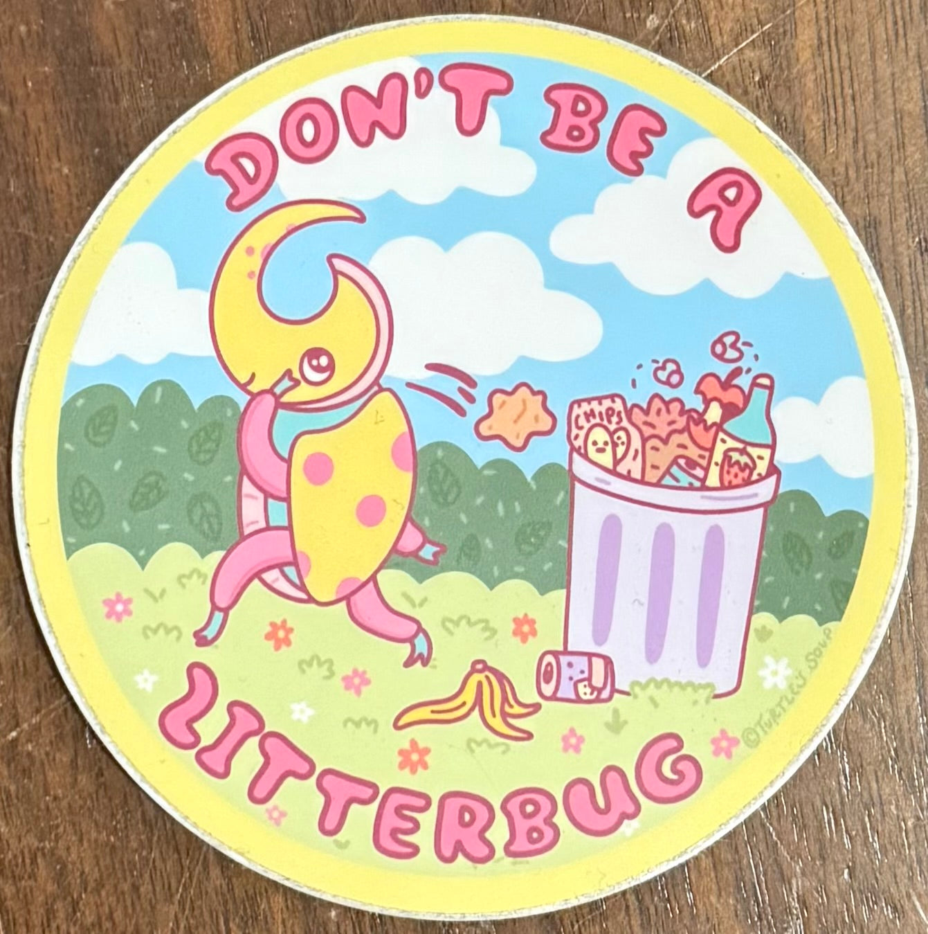 Litterbug Vinyl Sticker