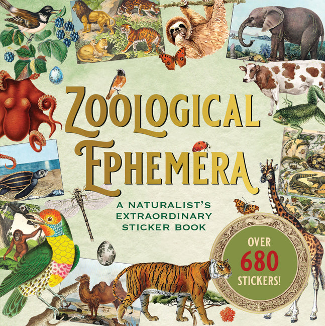 Zoological Ephemera Sticker Book
