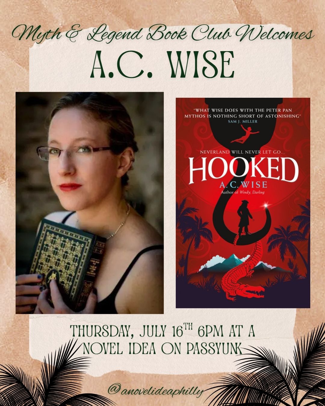 Myth & Legend Book Club: Hooked July 16th 6pm