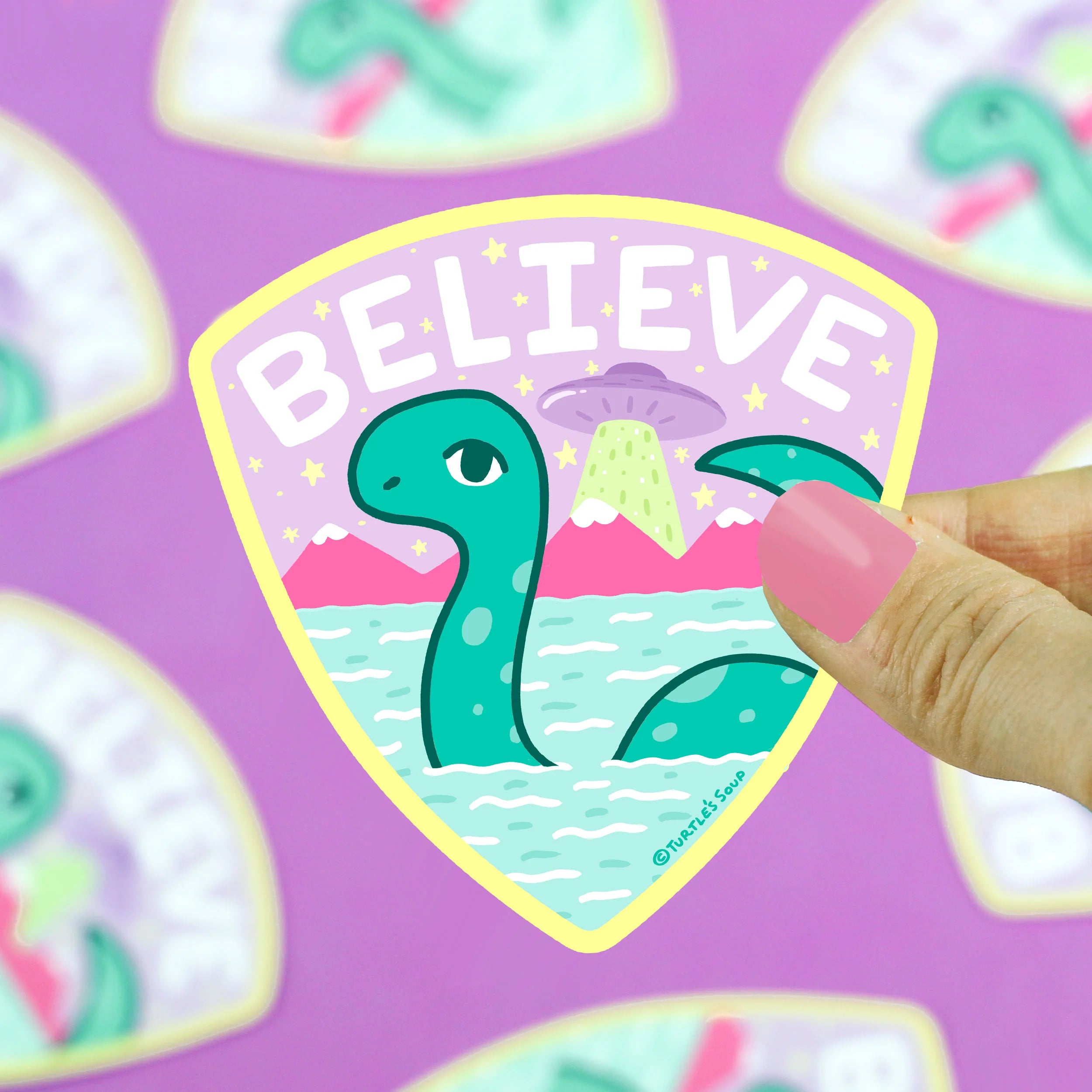 Loch Ness Believe Sticker