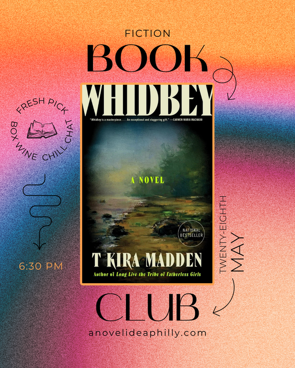 Adult Fiction Book Club: Whidbey | Thursday, May 28th 6:30pm