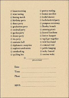 Quiet Entertainment Card