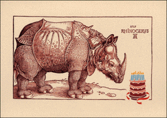 Rhinoceros Birthday Cake