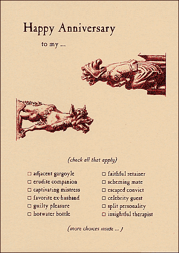 Adjacent Gargoyle Card