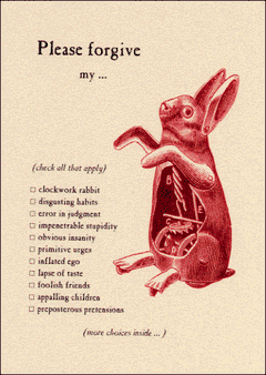 Clockwork Rabbit Card