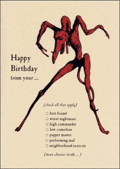 Best Friend/Worst Nightmare Card