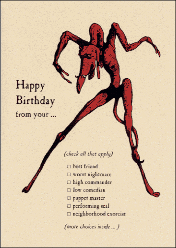 Best Friend/Worst Nightmare Card