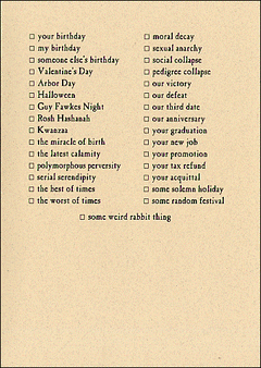 Pagan Rites Card