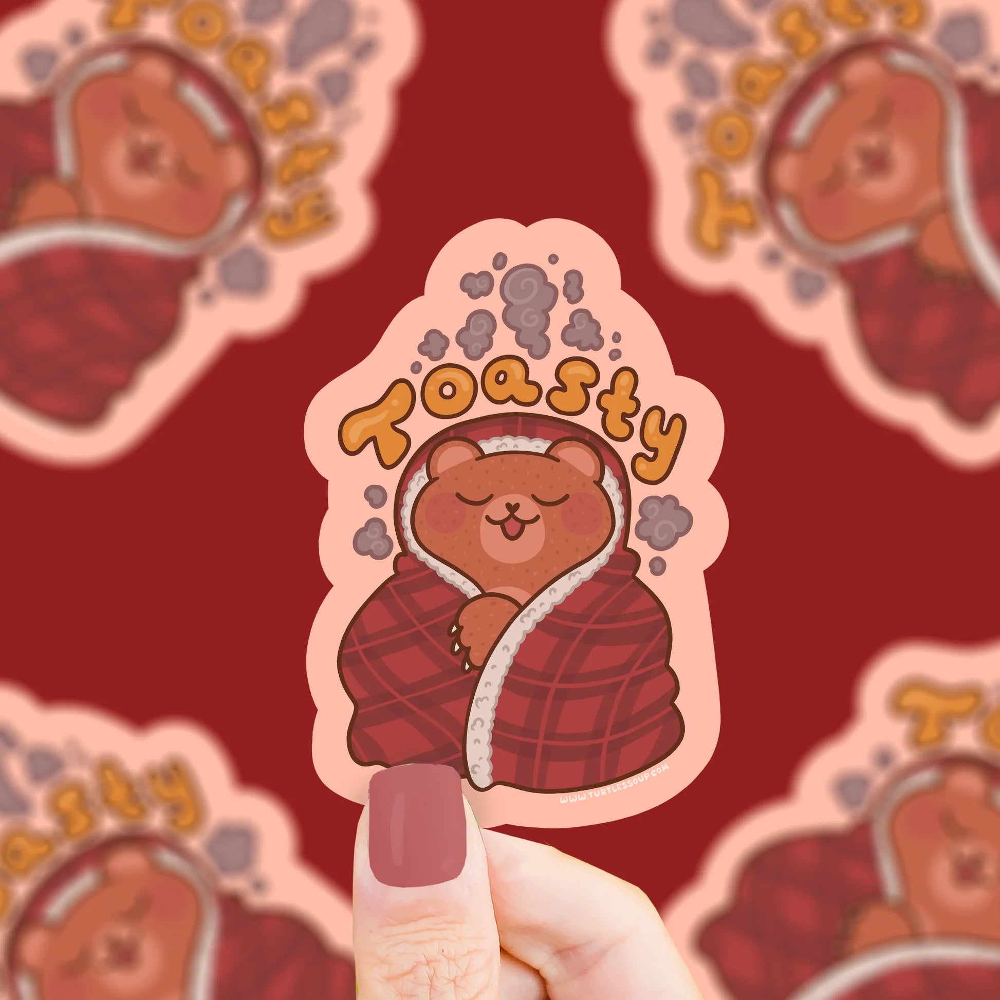 Toasty Sticker