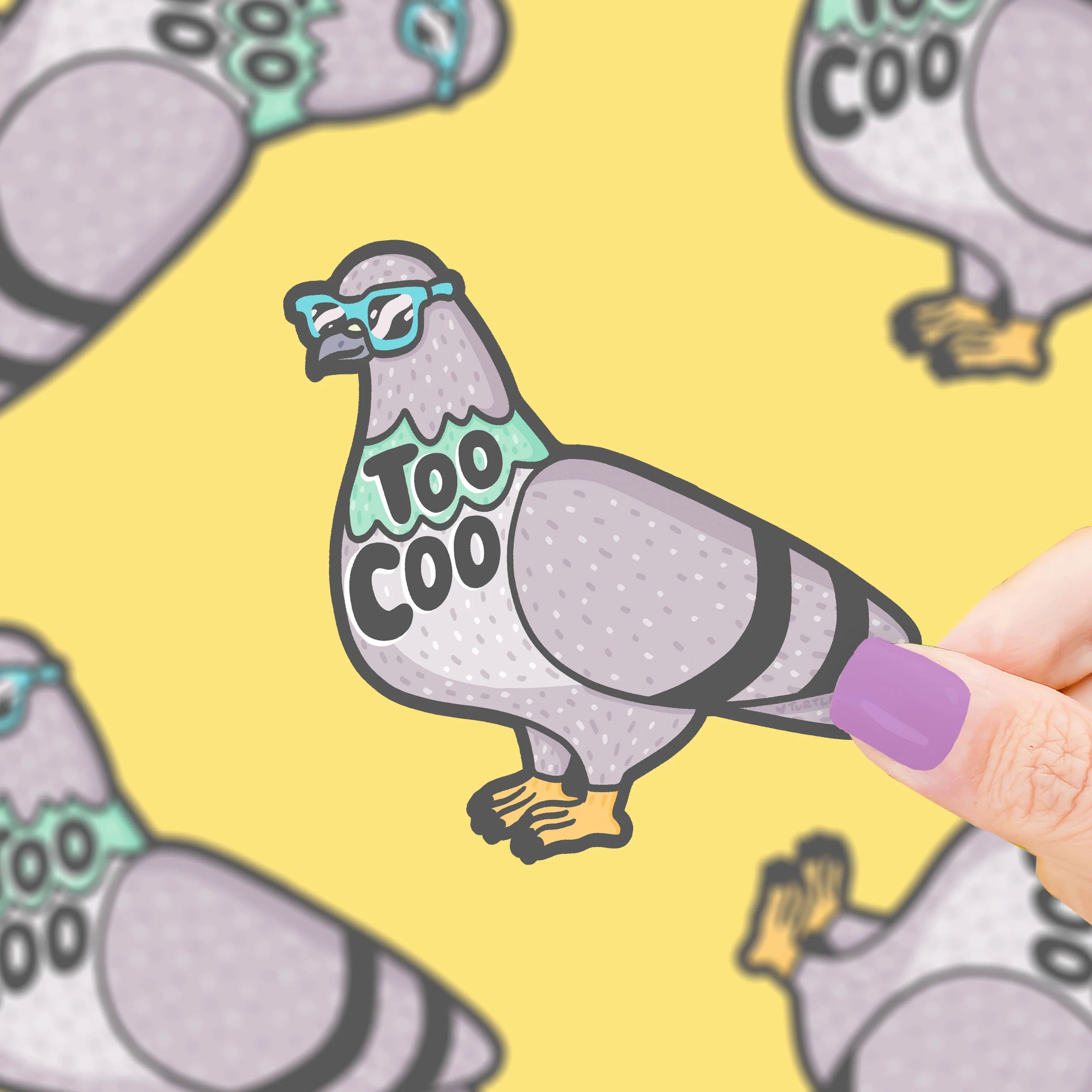 Too Coo Pigeon Sticker