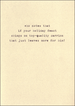 Traditional Holiday Vulture