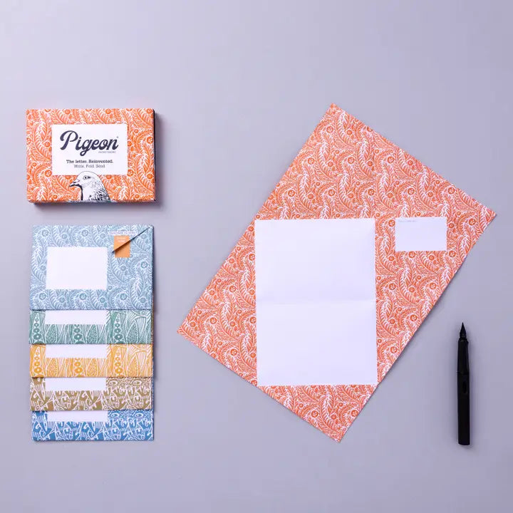 Nature Study Pigeon, Folding Letter Pack
