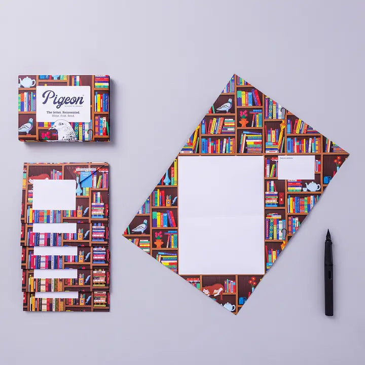 Bookstore Pigeon, Folding Stationery Letter Pack