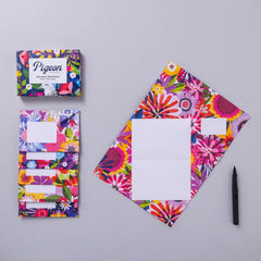 Floral Fantasia Pigeon, Botanical Folding Letters, Pack