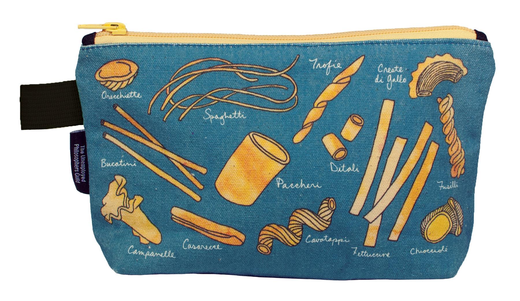 Pasta Shapes Zipper Bag